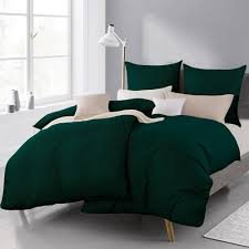 Beqnat Mjuka Sängkläder 135x200 – Grön 4-delad Set